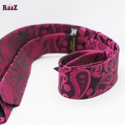 Picture of Reflect Pink Floral Design Formal Tie For Men
