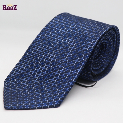 Picture of Navy Blue Embroidery Formal Tie