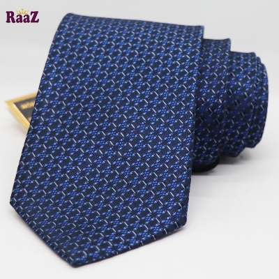 Picture of Navy Blue Embroidery Formal Tie