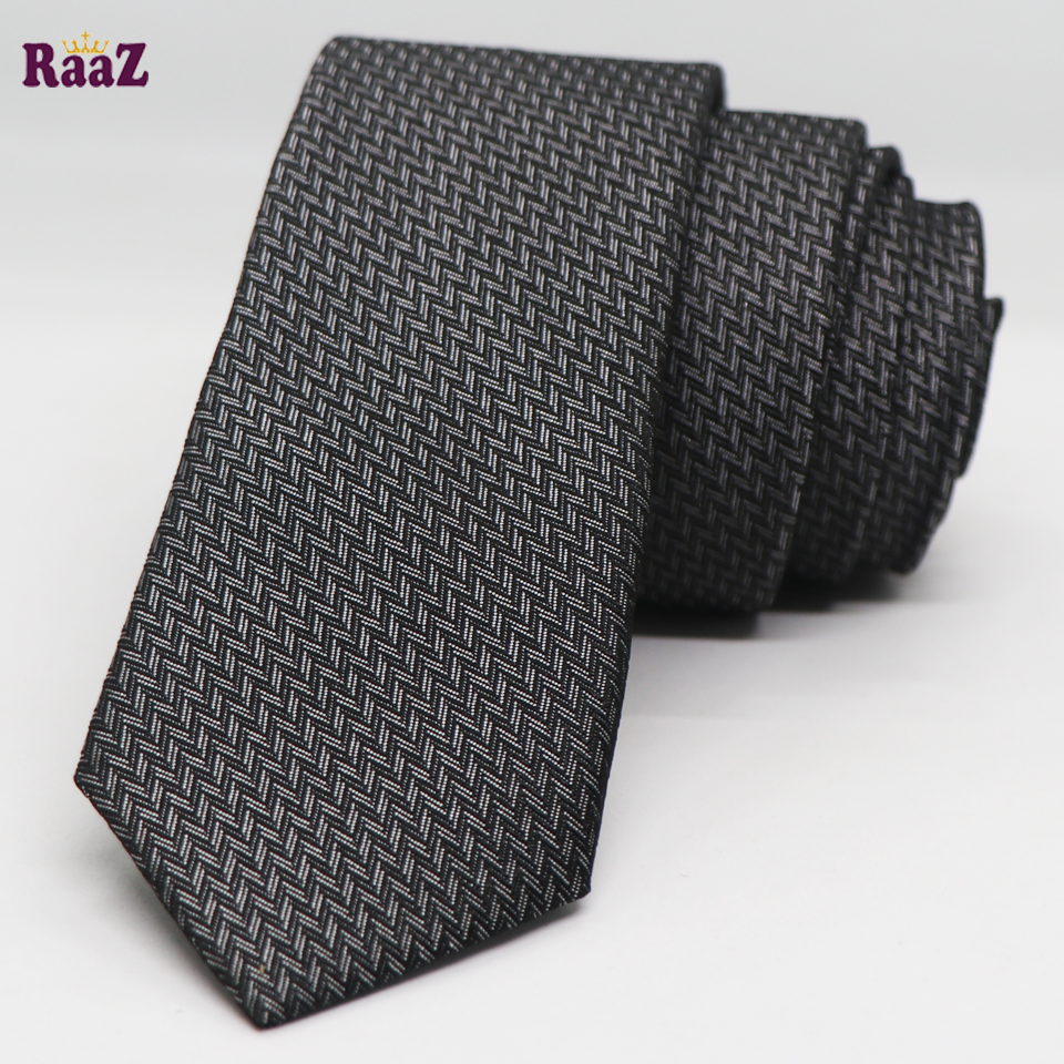 Picture of Silver Black Formal Men Formal Tie