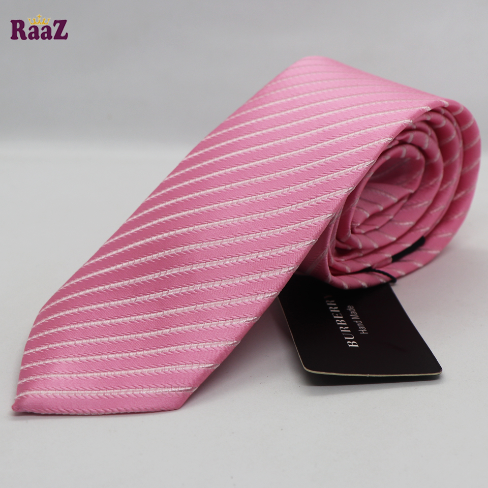 Picture of Pink Premium Stripe Tie For Men