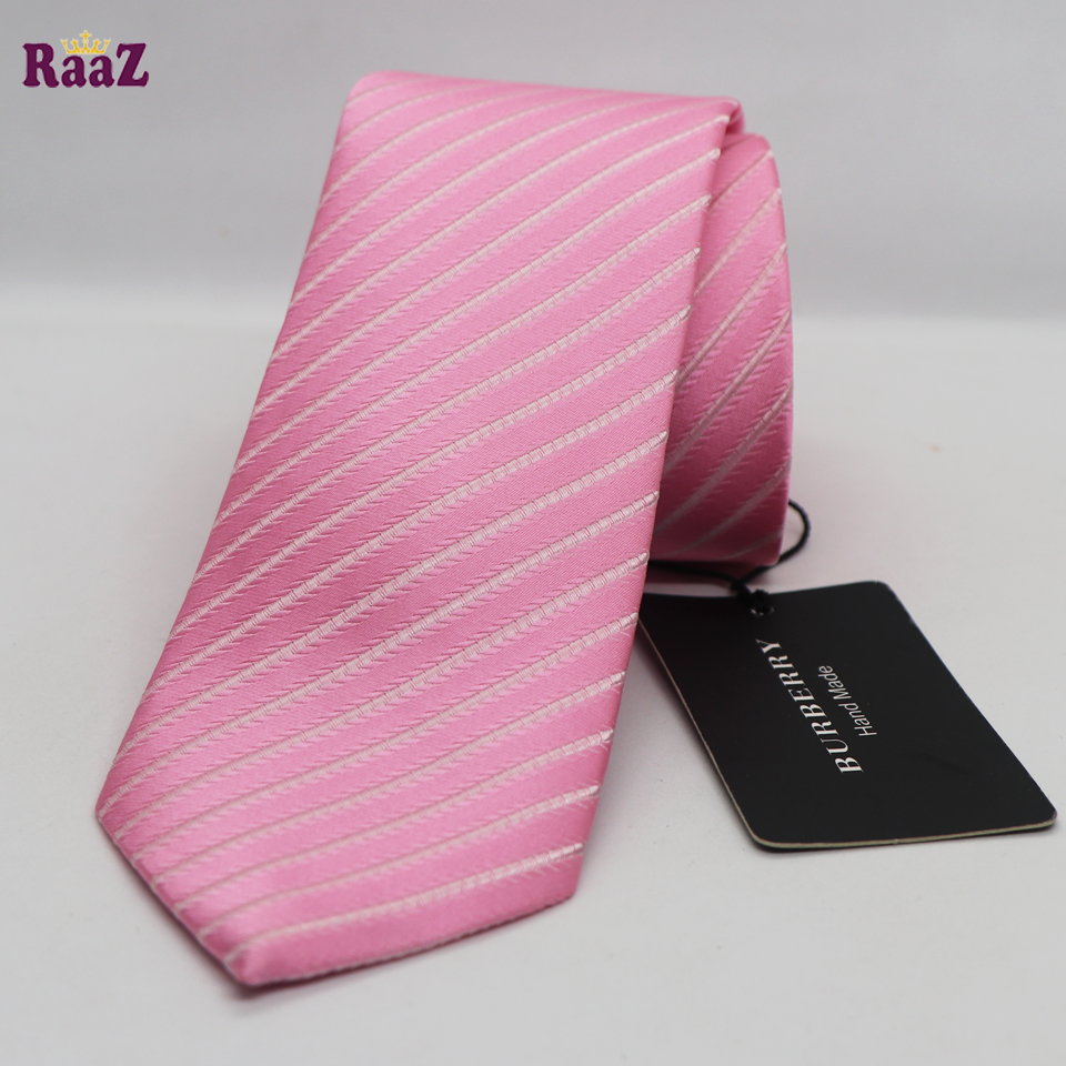 Picture of Pink Premium Stripe Tie For Men