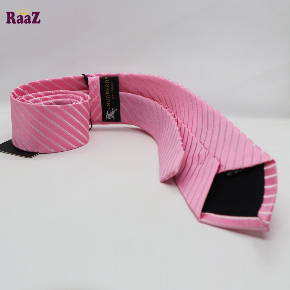 Picture of Pink Premium Stripe Tie For Men