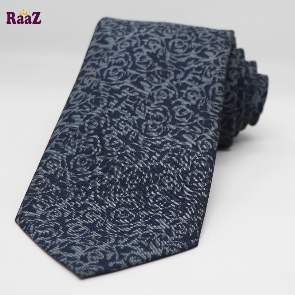 Picture of Navy Blue Design Formal Tie For Men