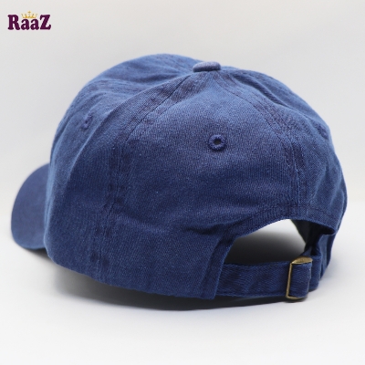Picture of Navy Blue Export Cotton Wash Baseball Cap For Men
