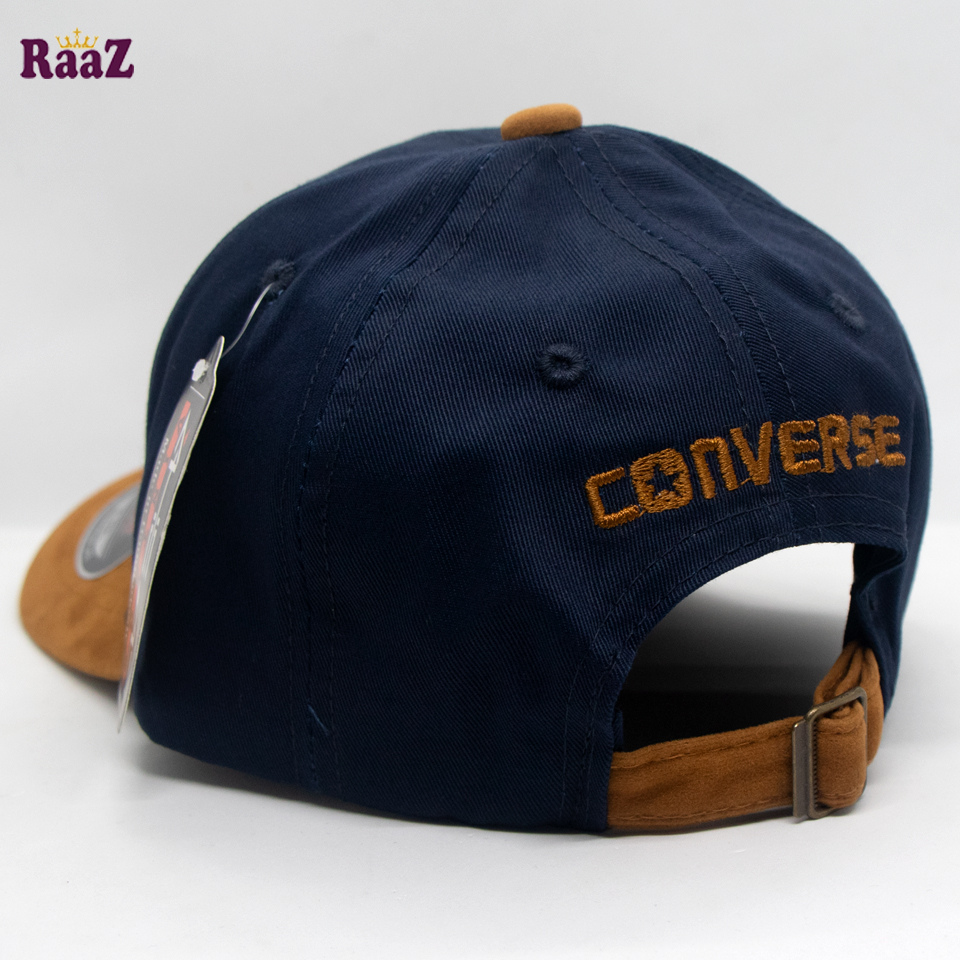 Picture of Navy Blue and Brown Velvet Export Converse Baseball Cap