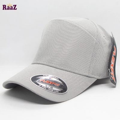 Picture of White Spandex Fabrics Curved Visor Bon Cap