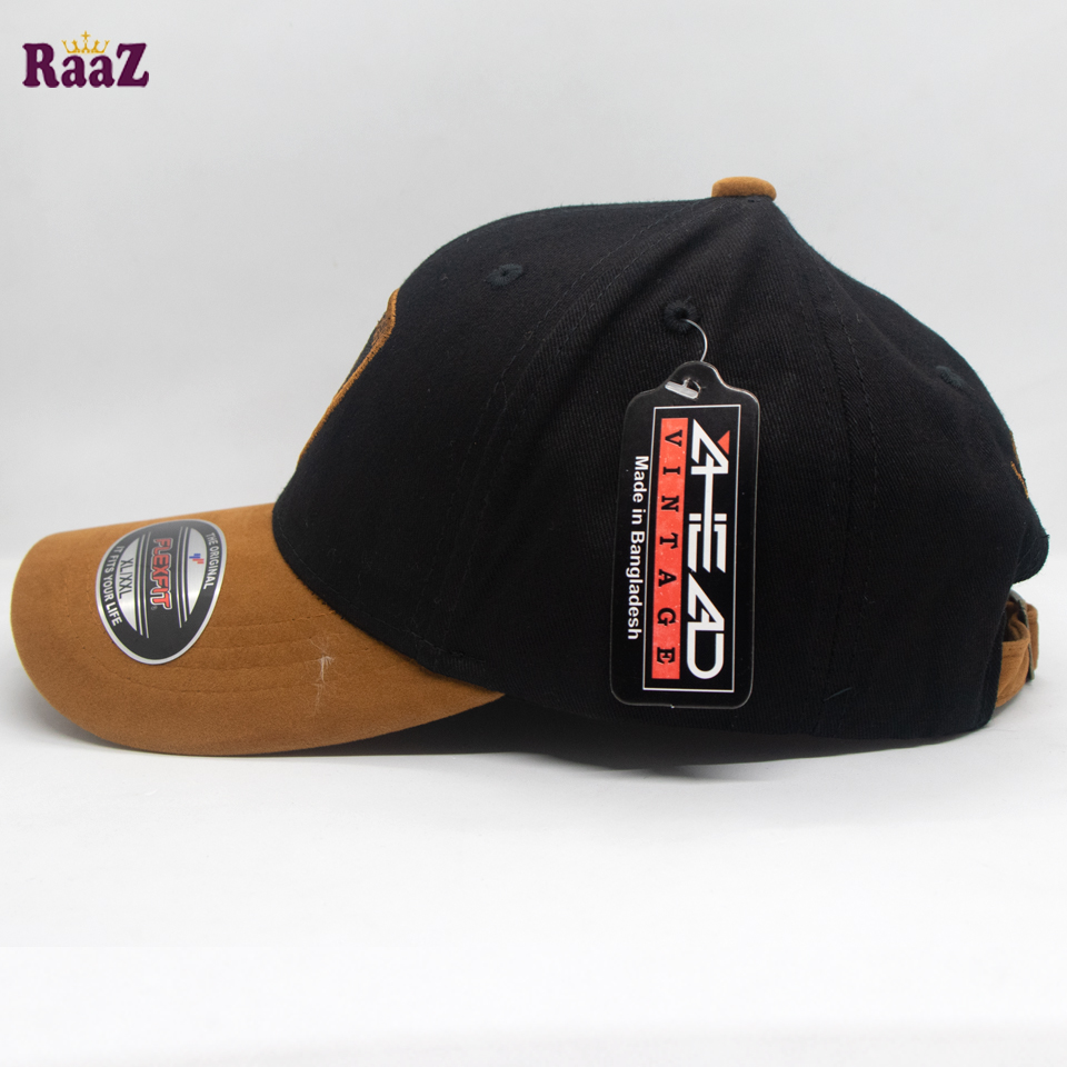 Picture of Lamborghini Embroidery Logo Velvet Curved Visor Cap