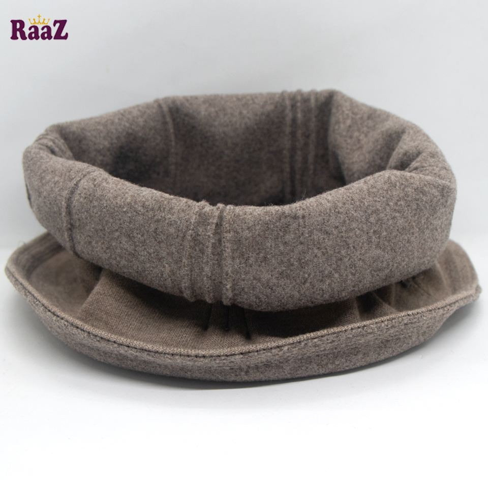 Picture of Light Brown New Design Woolen Afghani Star Pakol Cap For Men (Free Size)