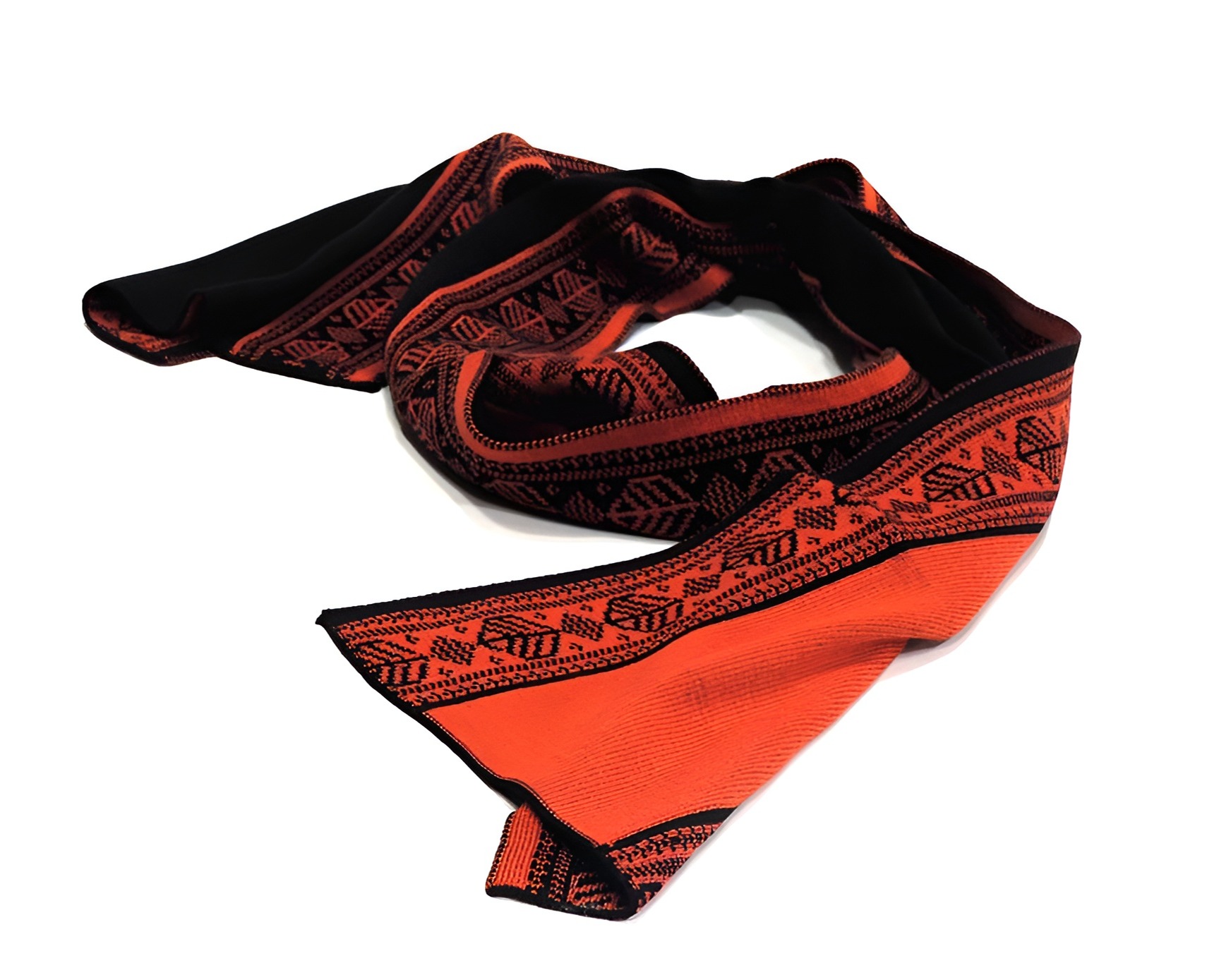 Picture of Garments Export Winter Woolen Scarf Muffler For Men (Black and Brown)