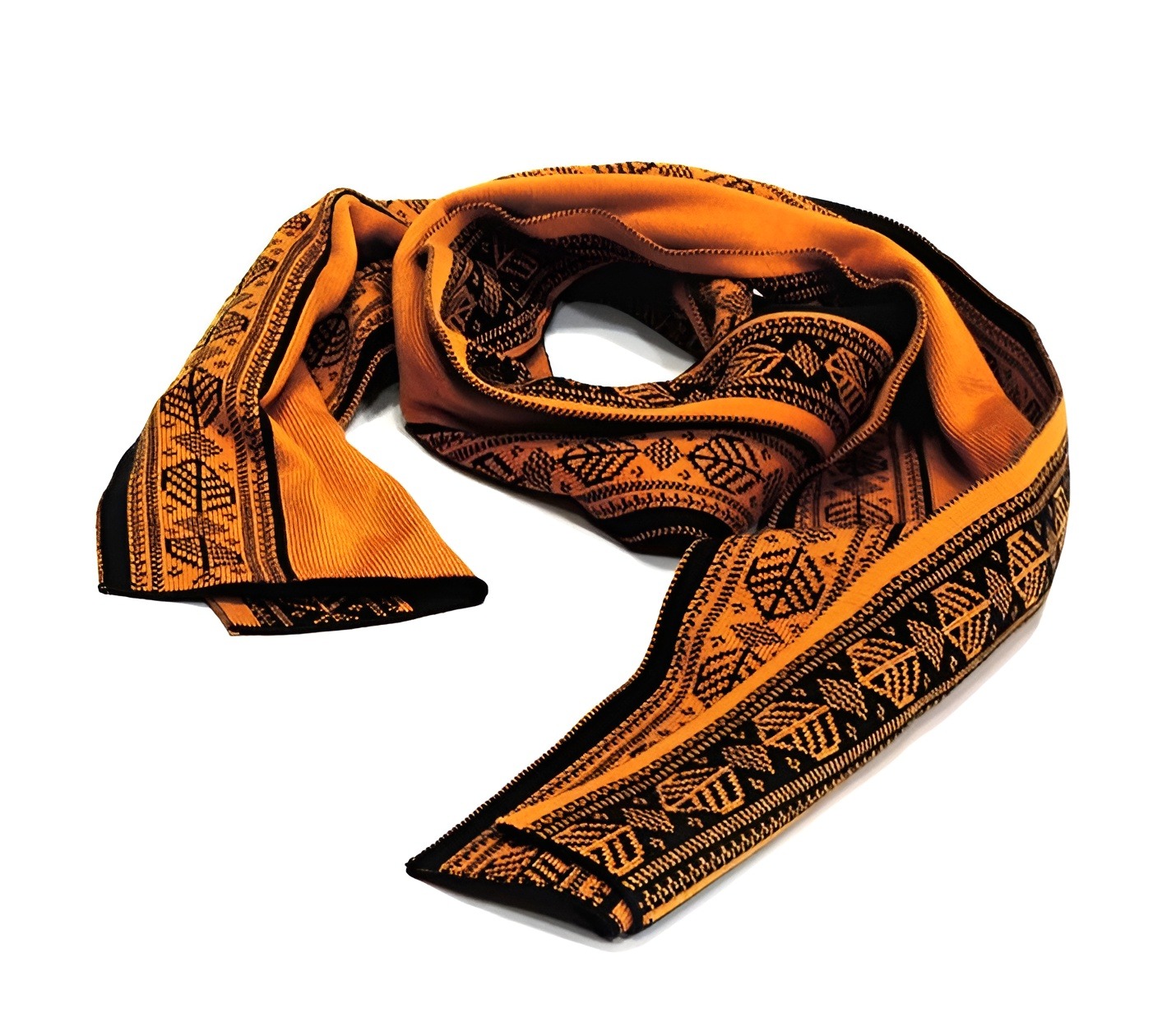 Picture of Garments Export Winter Woolen Scarf Muffler For Men (Black and Brown)