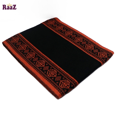 Picture of Black And Brown 2 in 1 design Winter Woolen Scarf, Soft Muffler Stylish Fashion Scarf For Men And Women