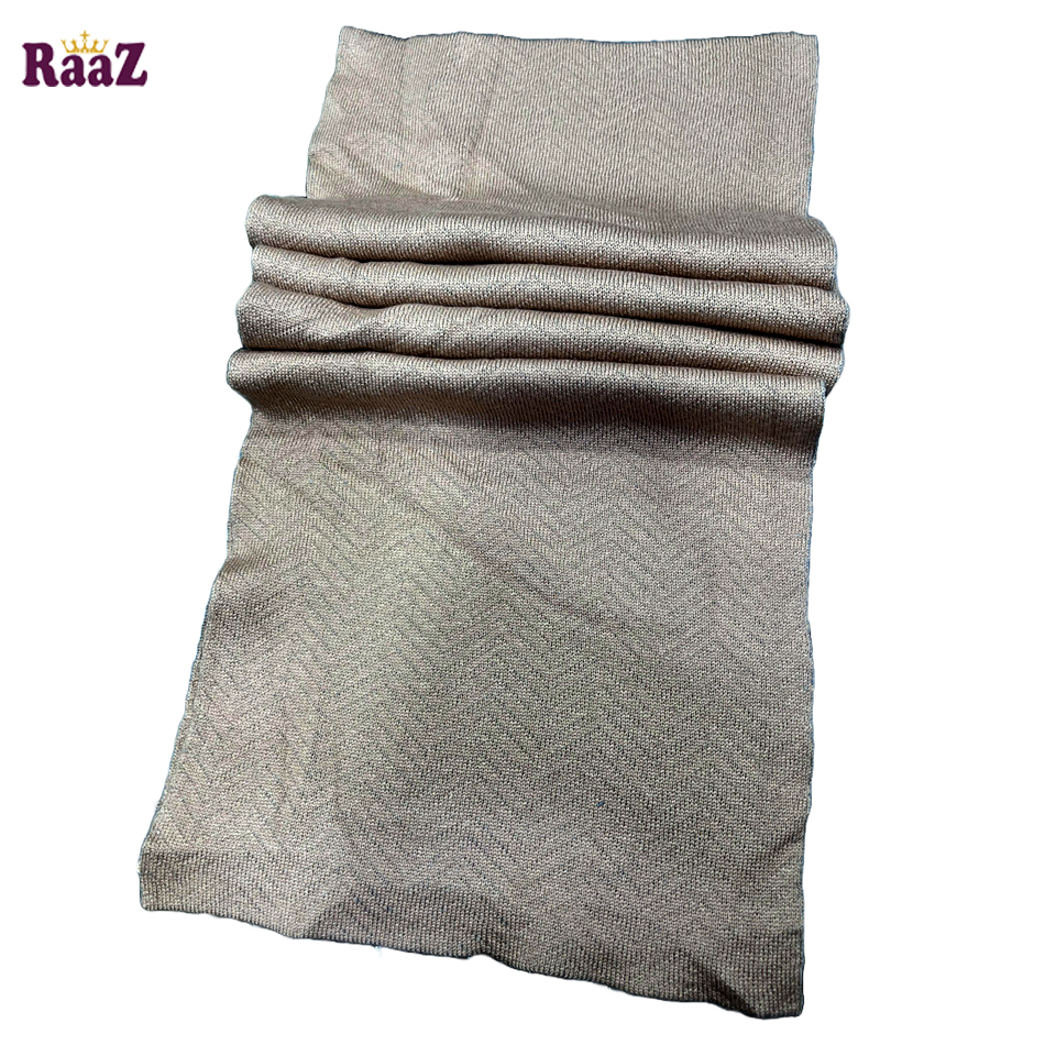Picture of Light Brown Solid Color Trendy Stylish Fashion Soft Scarf, Men's And Women' Woolen Winter Muffler