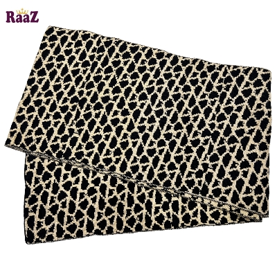 Picture of Black And Brown 2 in 1 Color Trendy Stylish Fashion Soft Scarf, Men's And Women' Woolen Winter Muffler