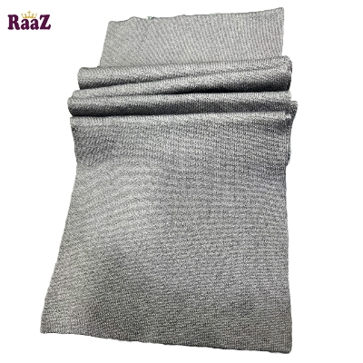 Picture of Silver Solid Color Trendy Stylish Fashion Soft Scarf, Men's And Women' Woolen Winter Muffler