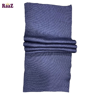 Picture of Navy Blue Solid Color Trendy Stylish Fashion Soft Scarf, Men's And Women' Woolen Winter Muffler