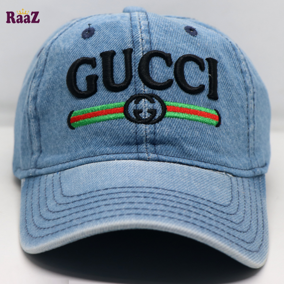 Picture of Premium Denim Brand Embroidery Logo Curved Cap