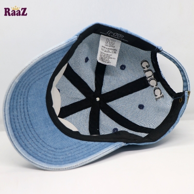 Picture of Premium Denim Brand Embroidery Logo Curved Cap