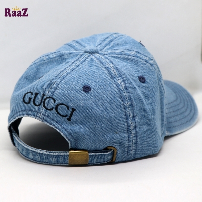 Picture of Premium Denim Brand Embroidery Logo Curved Cap