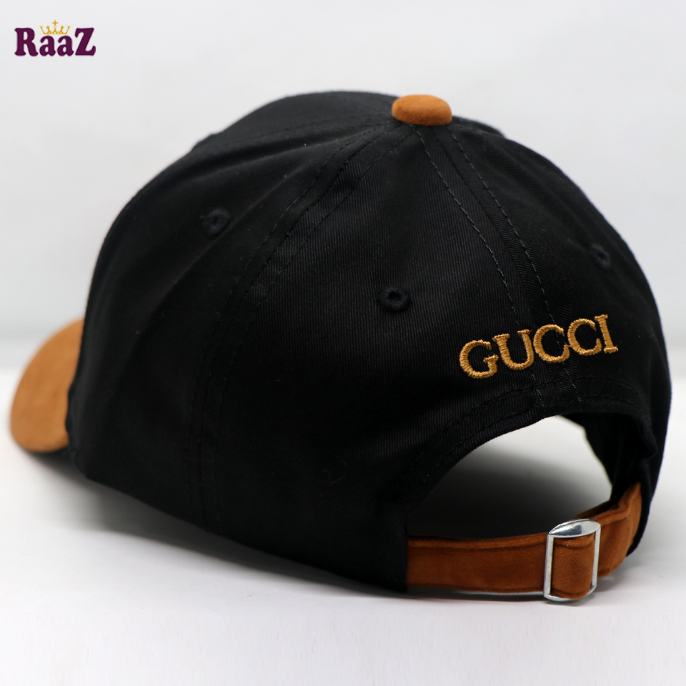 Picture of Black Premium Embroidery Logo Velvet Curved Cap