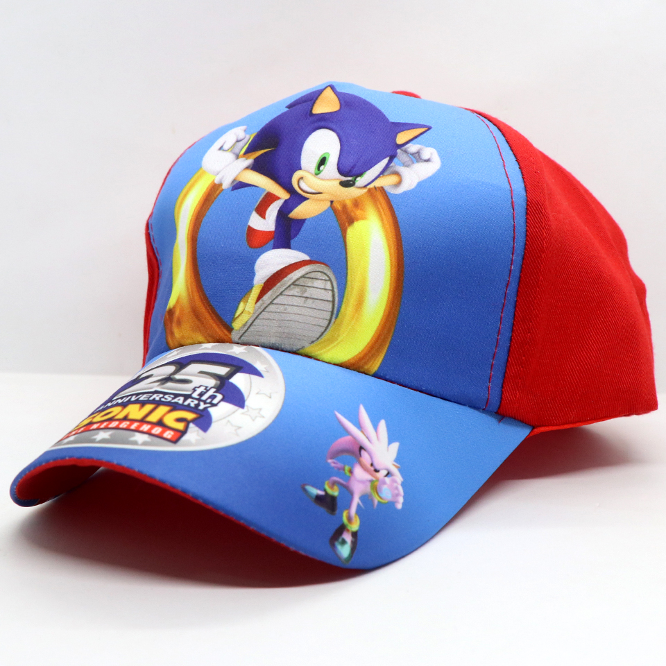 Picture of Cartoon Anime Sonic Sonic Boy Baseball Cap for Kid Cartoon Printing Children Hat Baby Gift