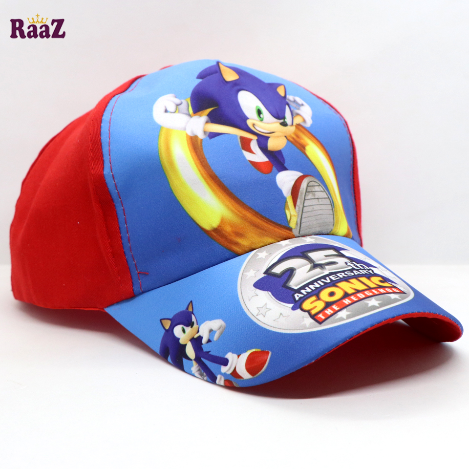 Picture of Cartoon Anime Sonic Sonic Boy Baseball Cap for Kid Cartoon Printing Children Hat Baby Gift