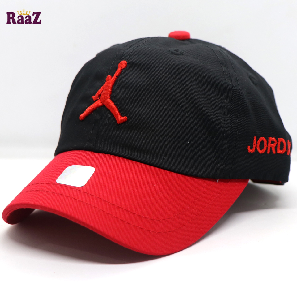 Picture of Black Red Embroidery Logo Two Tone Kids Cap