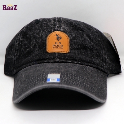 Picture of Grey Denim Us Polo Snapback Baseball Cap For Men