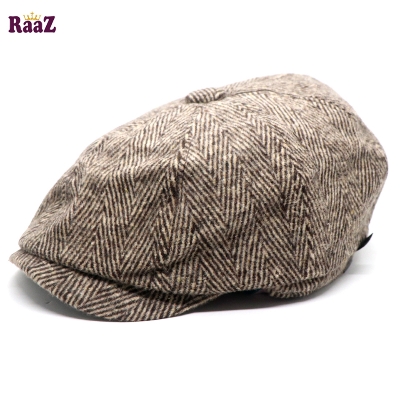 Picture of Men's Flat Top Hat Ivy Gatsby Driving Cap Autumn Winter Newsboy Hat Octagonal Hats
