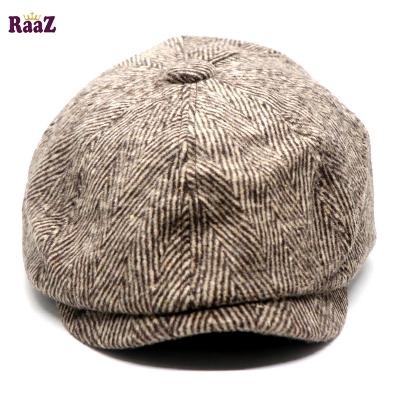 Picture of Men's Flat Top Hat Ivy Gatsby Driving Cap Autumn Winter Newsboy Hat Octagonal Hats
