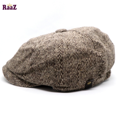 Picture of Men's Flat Top Hat Ivy Gatsby Driving Cap Autumn Winter Newsboy Hat Octagonal Hats
