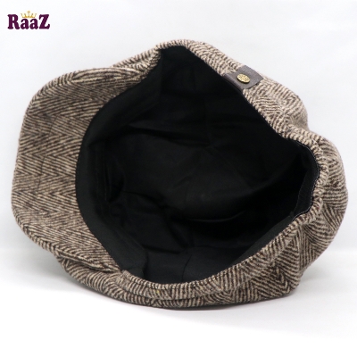 Picture of Men's Flat Top Hat Ivy Gatsby Driving Cap Autumn Winter Newsboy Hat Octagonal Hats