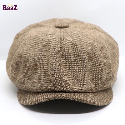 Picture of Men's Flat Top Hat Ivy Gatsby Driving Cap Autumn Winter Newsboy Hat Octagonal Hats