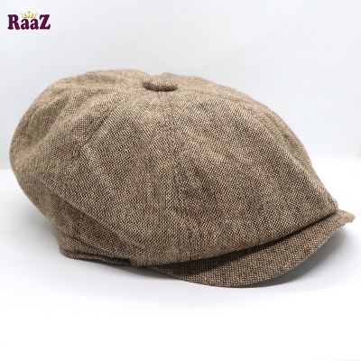Picture of Men's Flat Top Hat Ivy Gatsby Driving Cap Autumn Winter Newsboy Hat Octagonal Hats