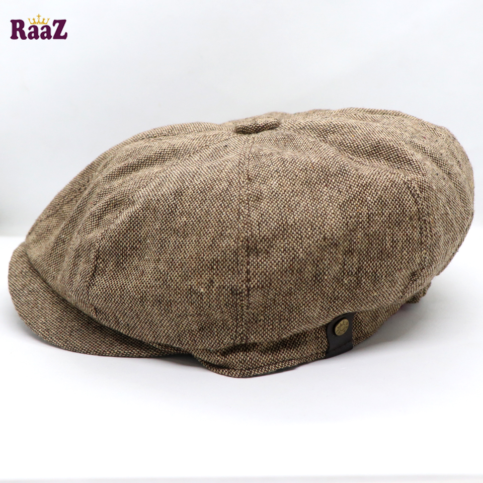 Picture of Men's Flat Top Hat Ivy Gatsby Driving Cap Autumn Winter Newsboy Hat Octagonal Hats