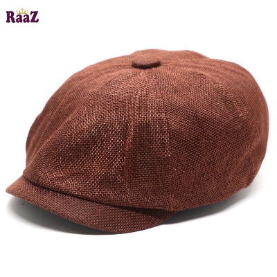 Picture of Coffee Men's Flat Top Hat Ivy Gatsby Driving Cap Autumn Winter Newsboy Hat Octagonal Hats