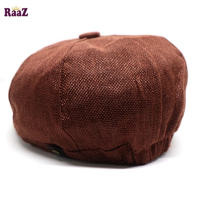 Picture of Coffee Men's Flat Top Hat Ivy Gatsby Driving Cap Autumn Winter Newsboy Hat Octagonal Hats