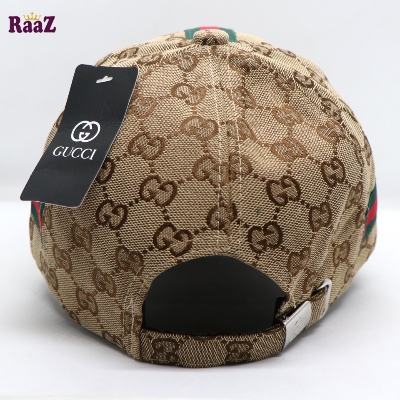 Picture of GG Embroidery Logo Red Green Stripe Imported Premium Cap