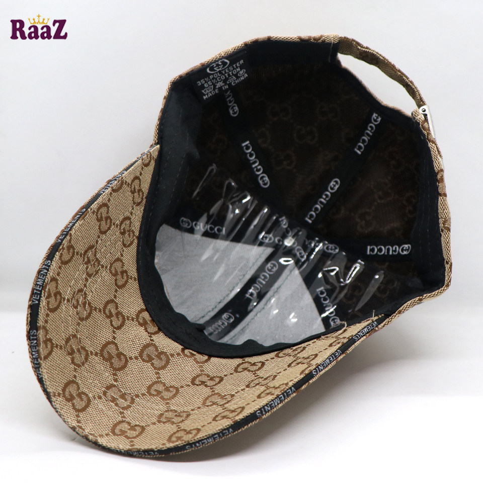 Picture of GG Embroidery Logo Red Green Stripe Imported Premium Cap