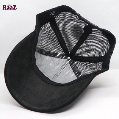 Picture of Black Half Net GG Metal Logo Premium Imported Cap