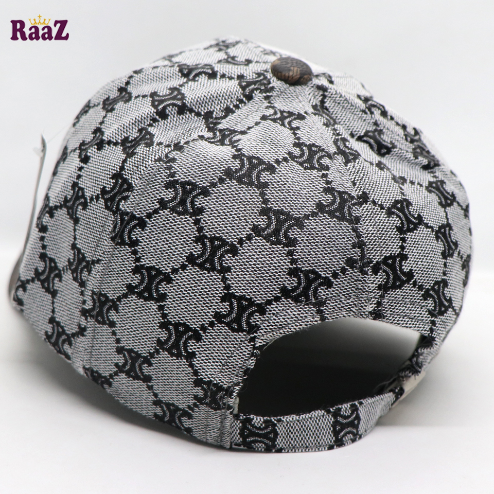 Picture of Silver Celine Leather Logo Dual Tone Premium Imported Cap