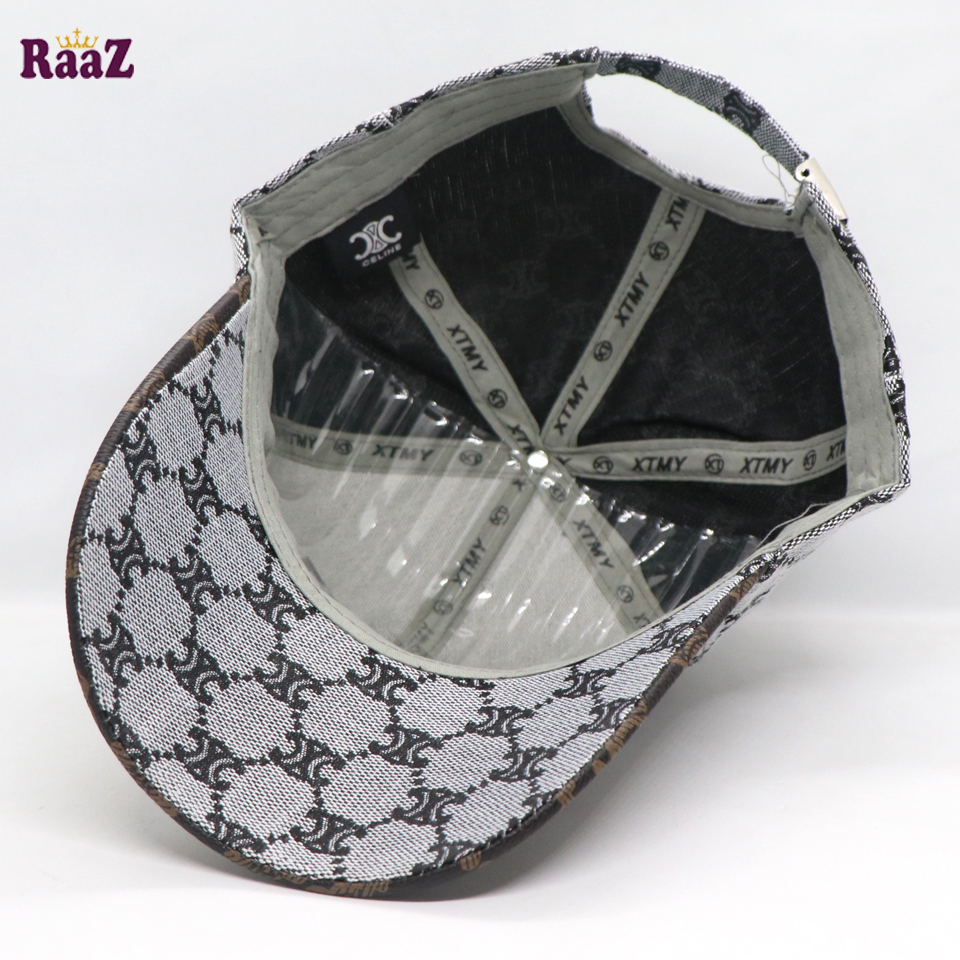 Picture of Silver Celine Leather Logo Dual Tone Premium Imported Cap