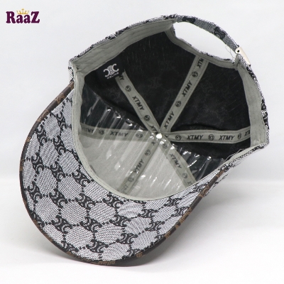 Picture of Silver Celine Leather Logo Dual Tone Premium Imported Cap