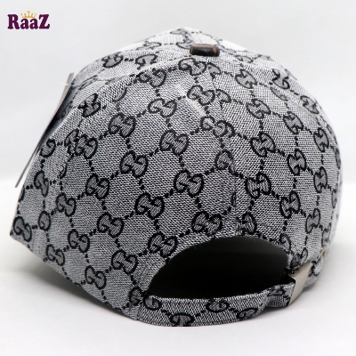 Picture of Silver GG Leather Logo Dual Tone Premium Imported Cap