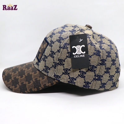 Picture of Brown Celine Leather Logo Dual Tone Premium Imported Cap