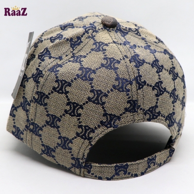 Picture of Brown Celine Leather Logo Dual Tone Premium Imported Cap