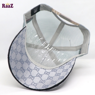 Picture of White half Net GG Metal Logo Premium Imported Cap