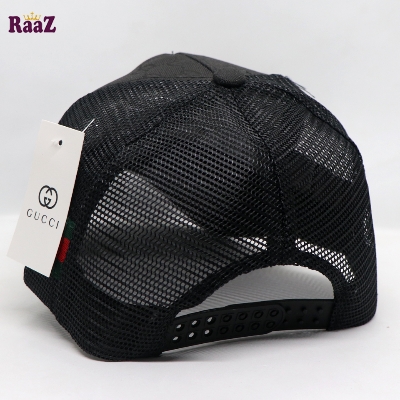 Picture of Black half Net GG Metal Logo Premium Imported Cap