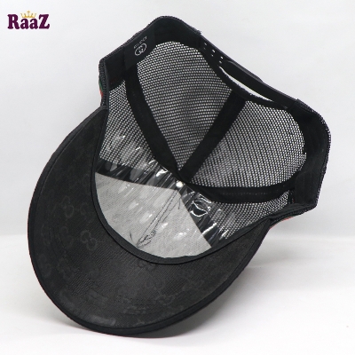 Picture of Black half Net GG Metal Logo Premium Imported Cap