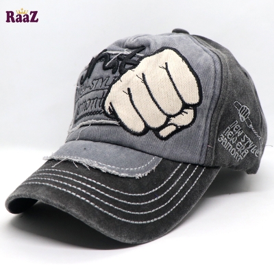 Picture of Silver Ash JMT Smash Embroidery Logo Wash Baseball Cap
